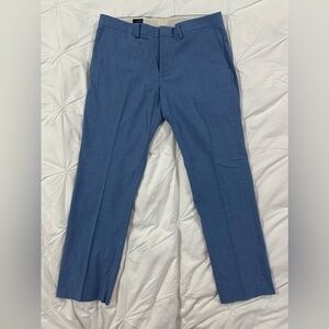 J.Crew Men’s Tapered Dress Pants Blue 34x29 (Altered Inseam)